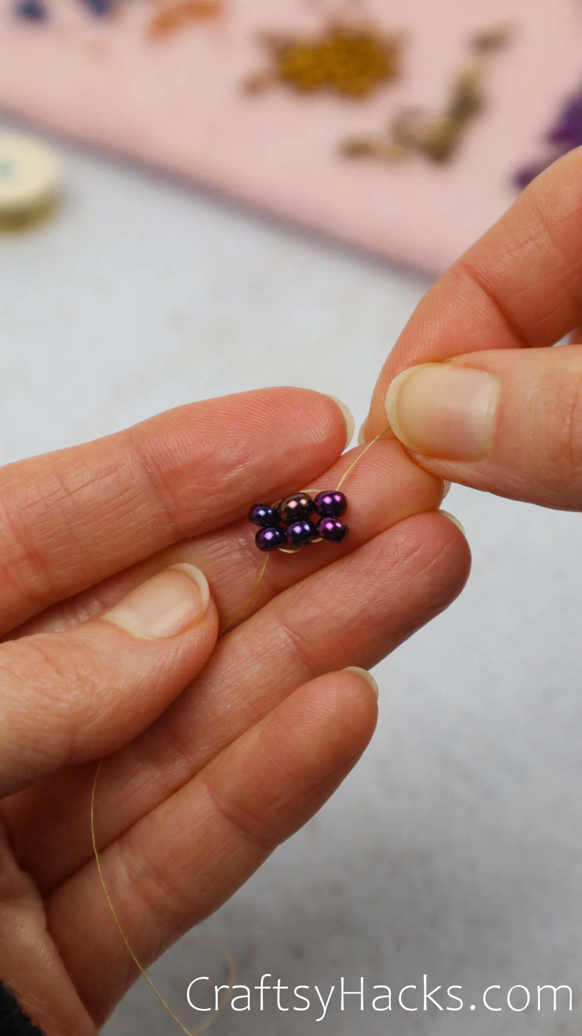 new row of beads