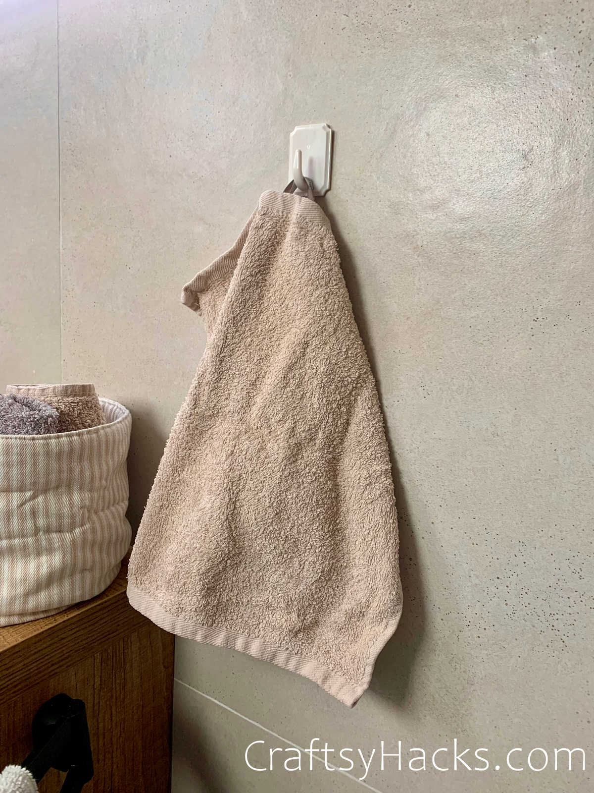 hang towels