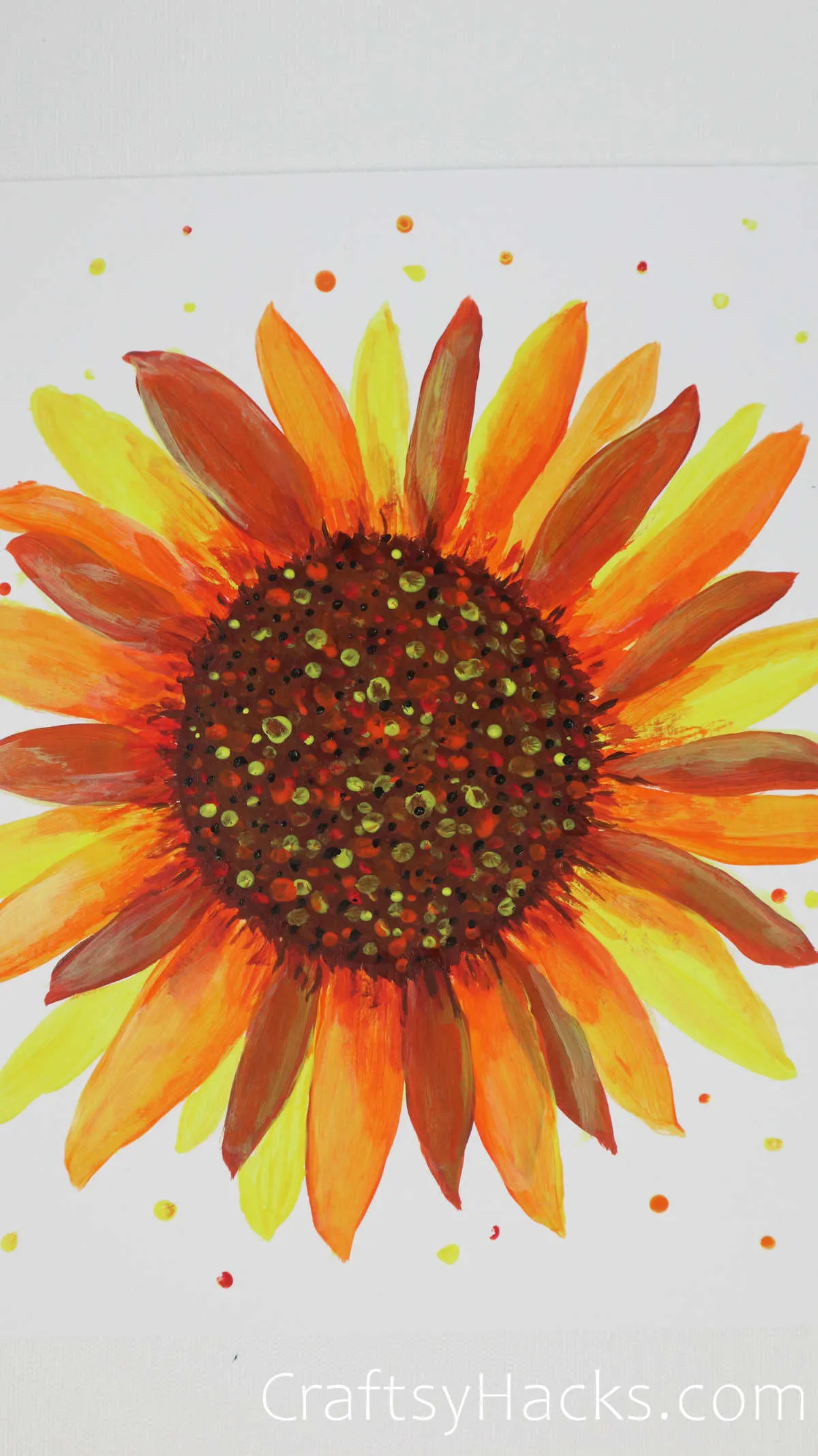 sunflower painting