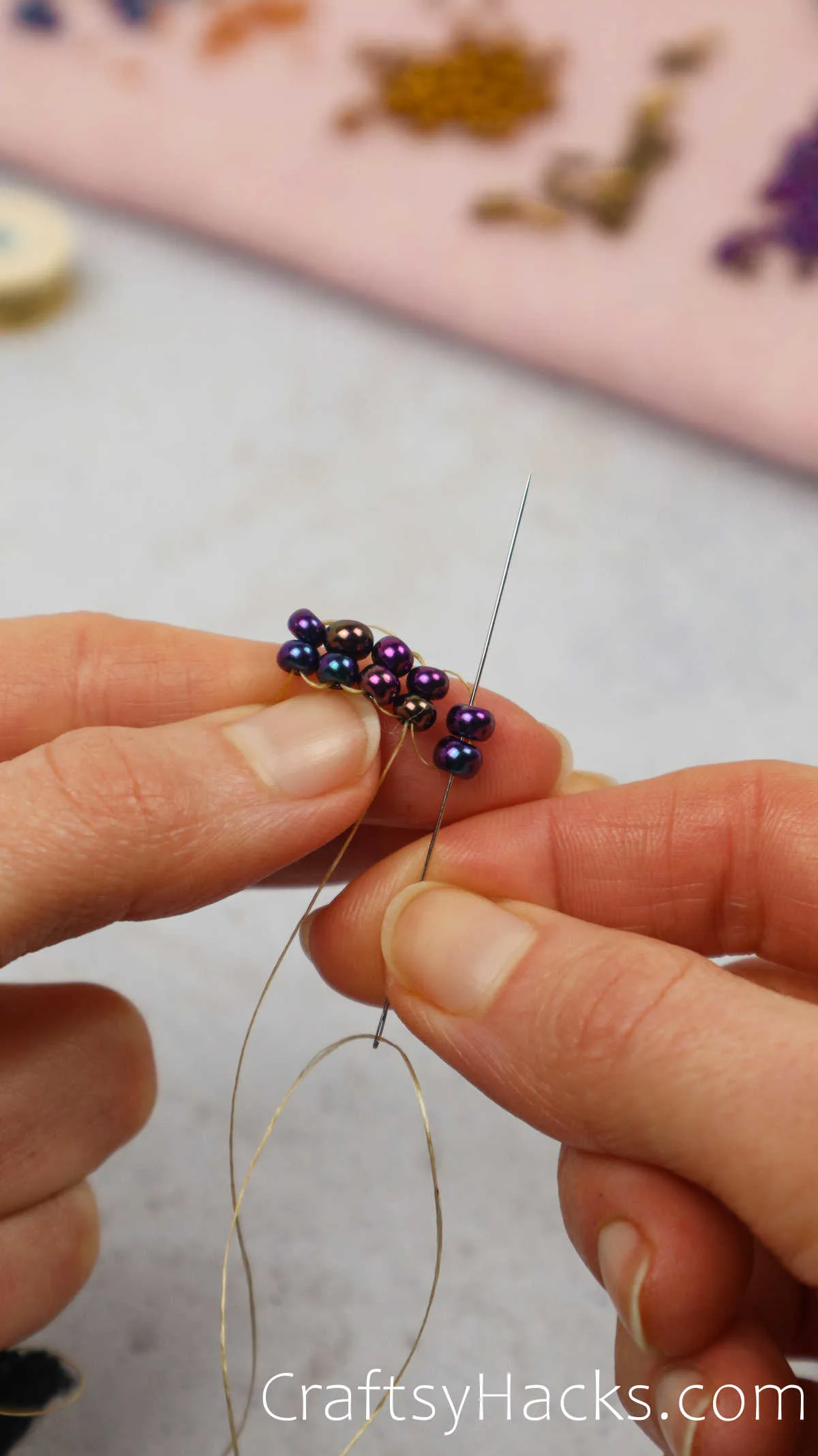 continuing the ladder of beads