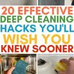 deep cleaning hacks