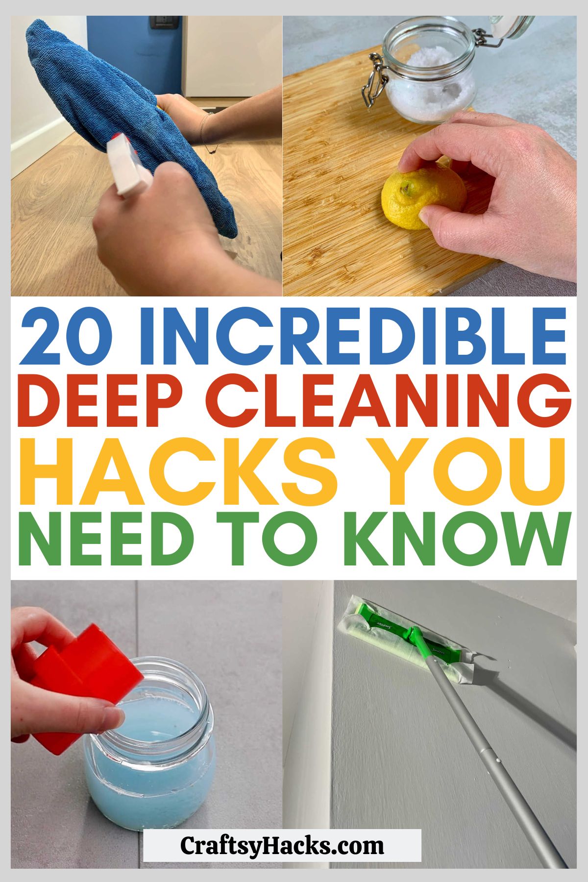 deep cleaning hacks for home