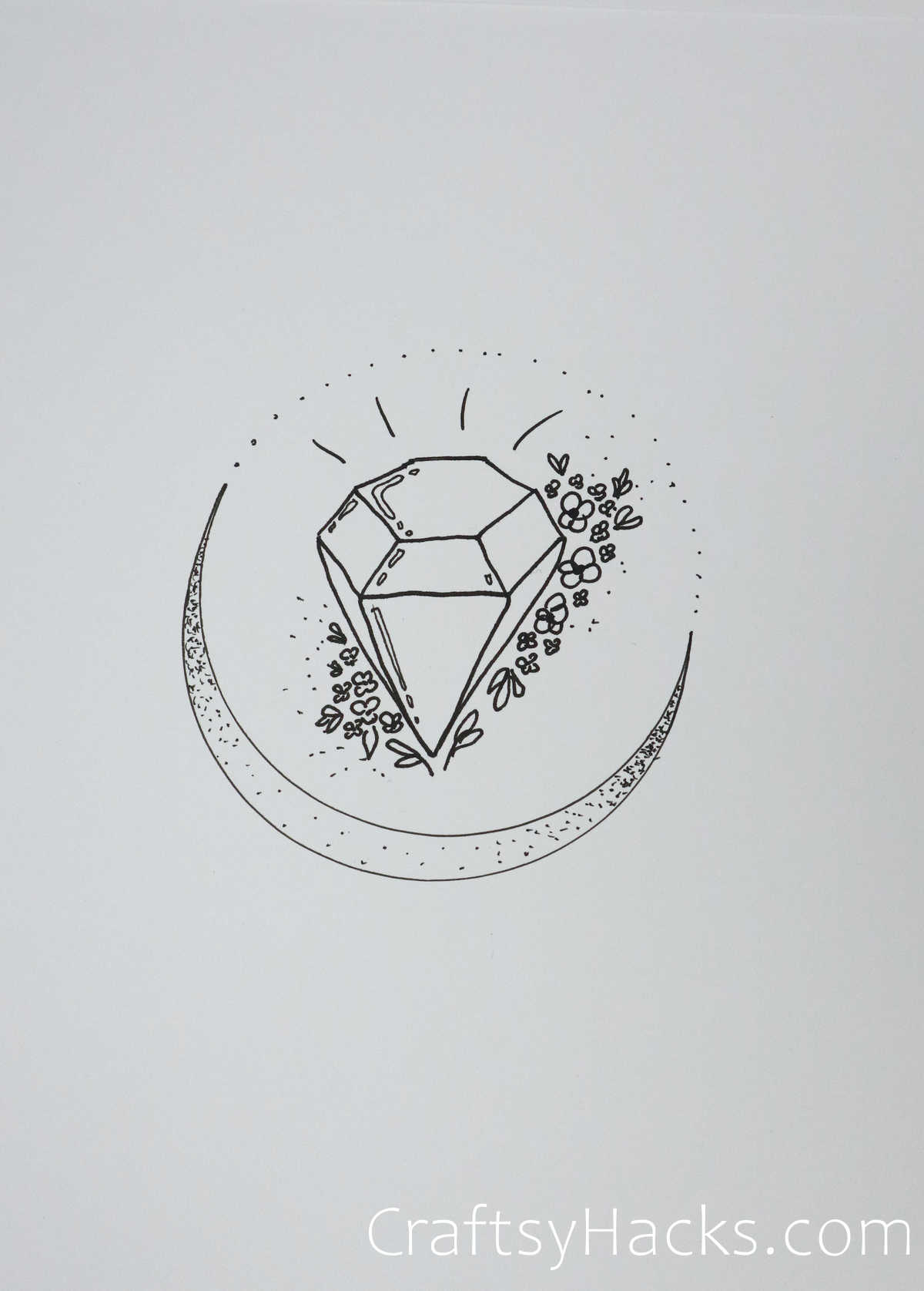 diamond drawing
