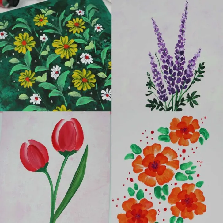Flower Painting Ideas