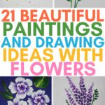 painting ideas of flowers