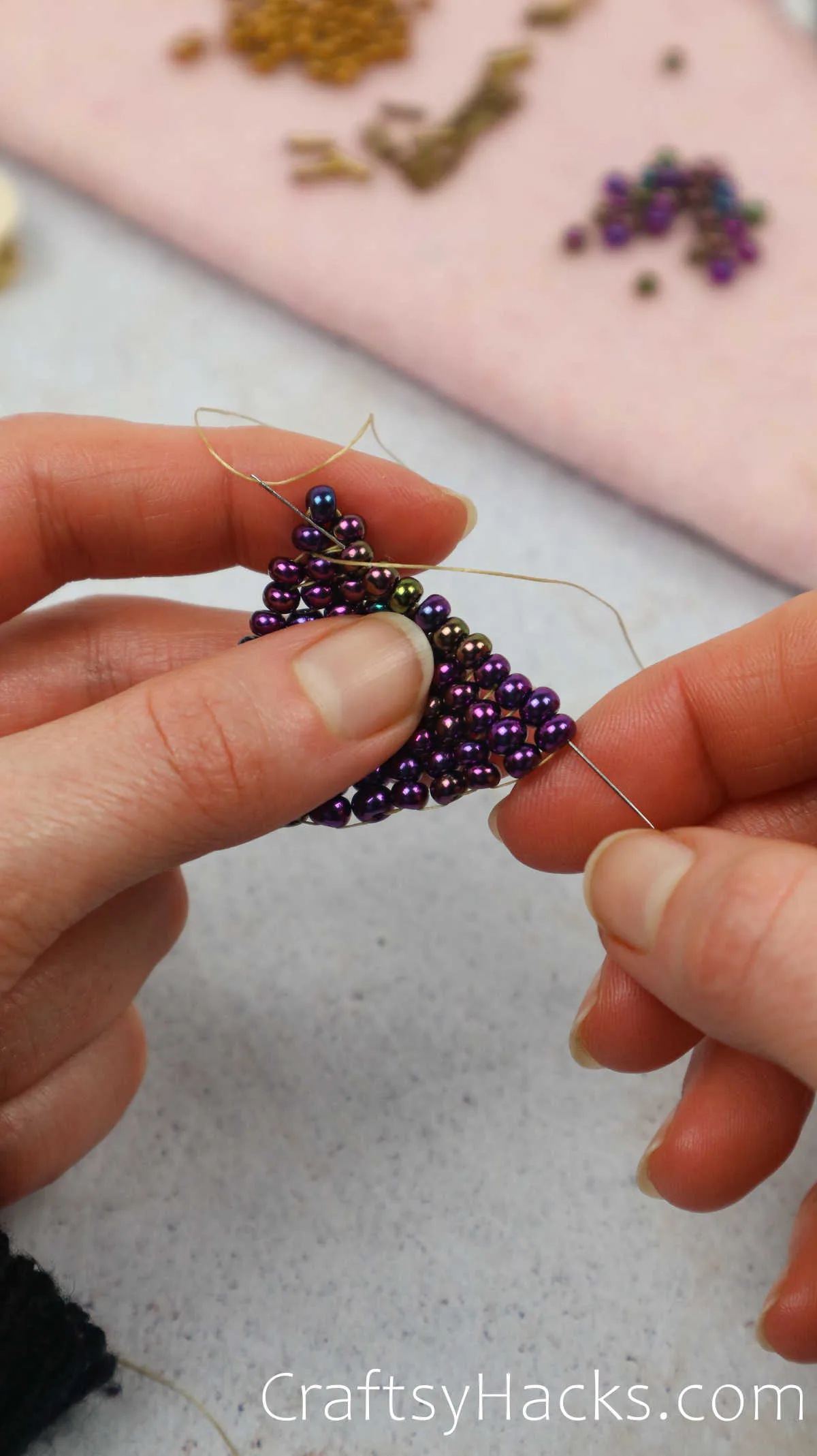 traingle shaped beads