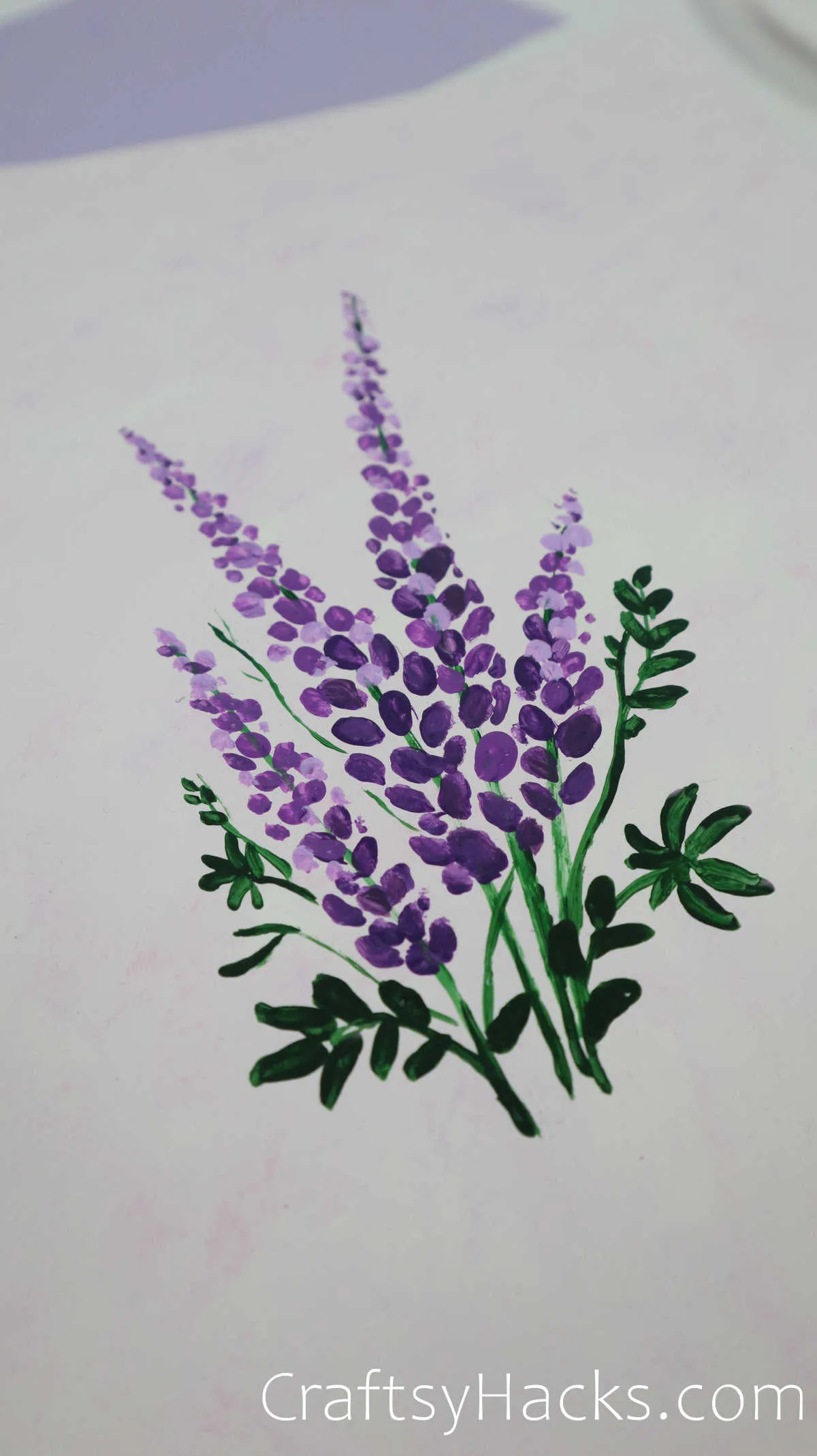 lavender painting