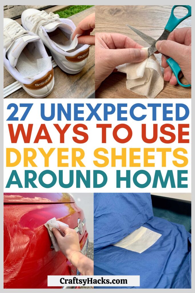 25 Ways to Use Dryer Sheets - Craftsy Hacks