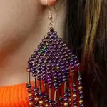 DIY beaded earrings