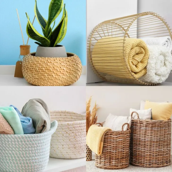 ways to organize with baskets