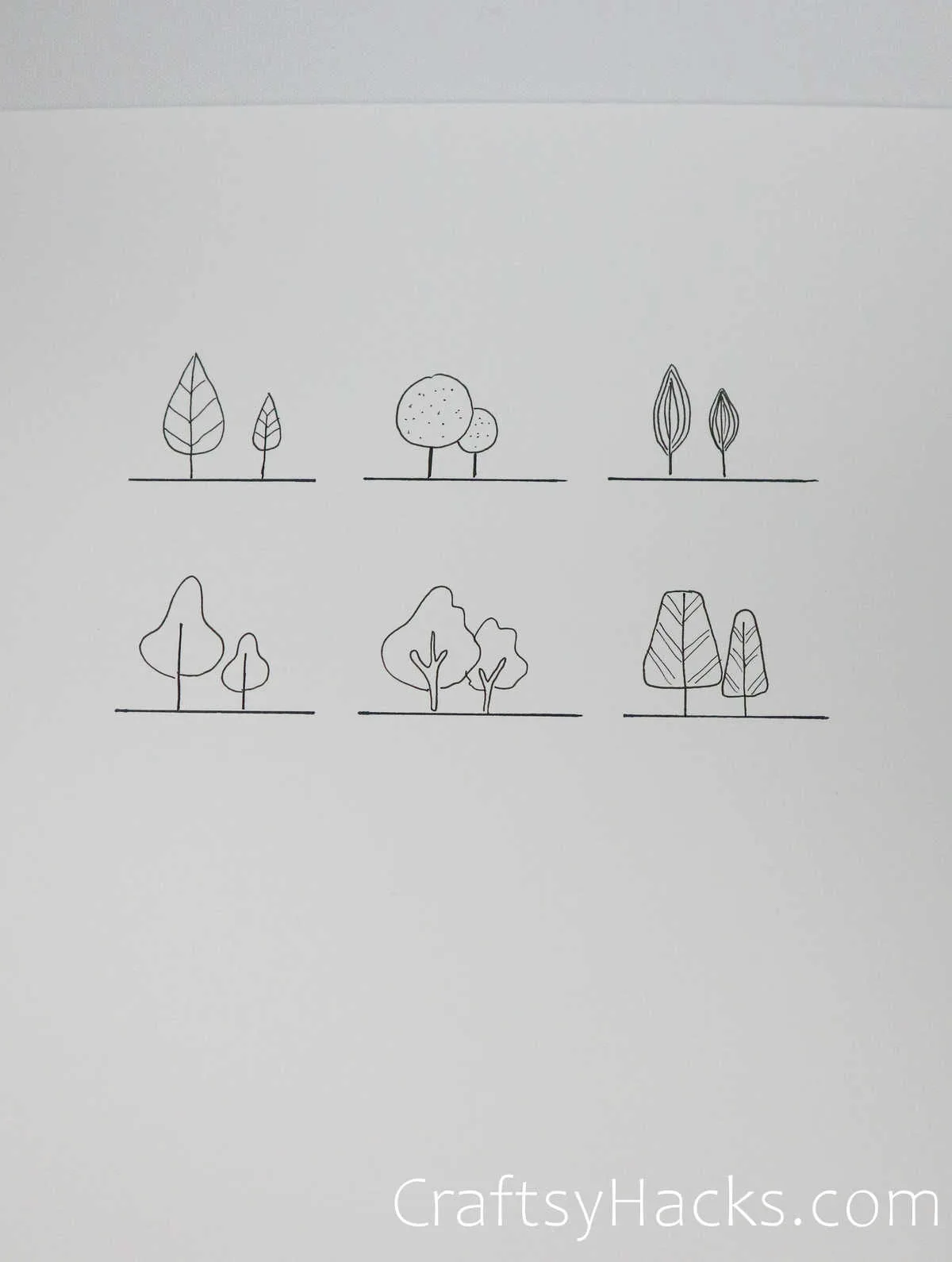series of trees