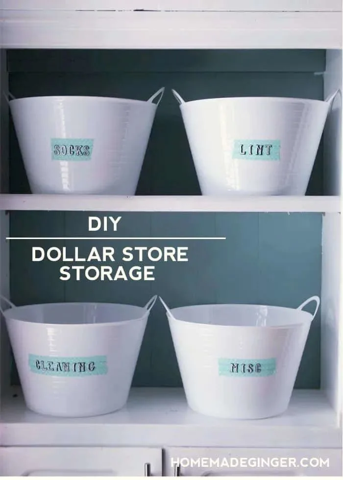dollar tree storage bins