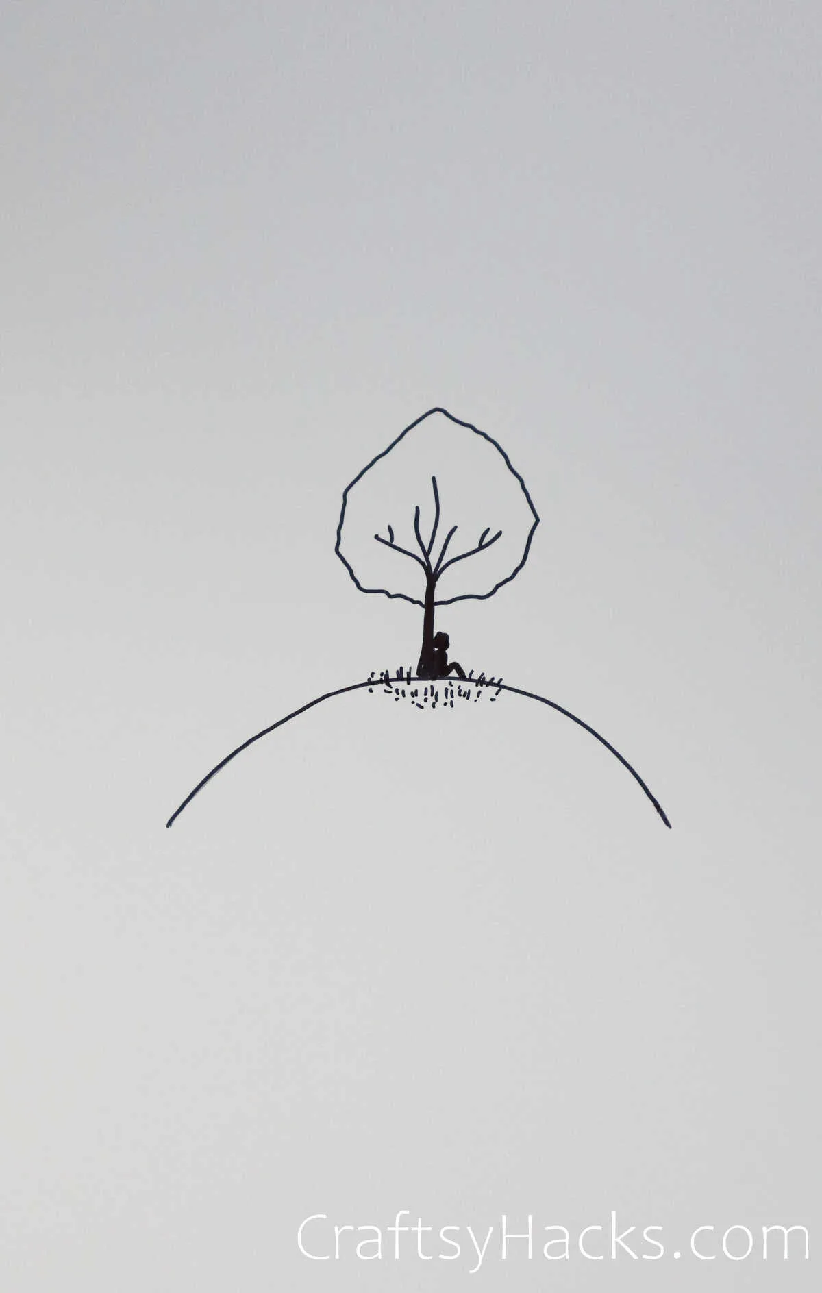 Christmas Tree Drawing: an Easy, Cute Cartoon - Drawings Of...