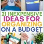 cheap ways to organize