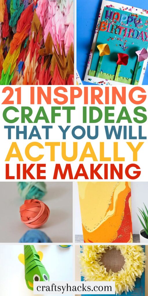 ideas for crafts to do