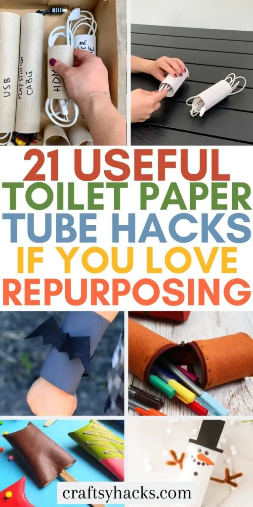 hacks with toilet paper tubes