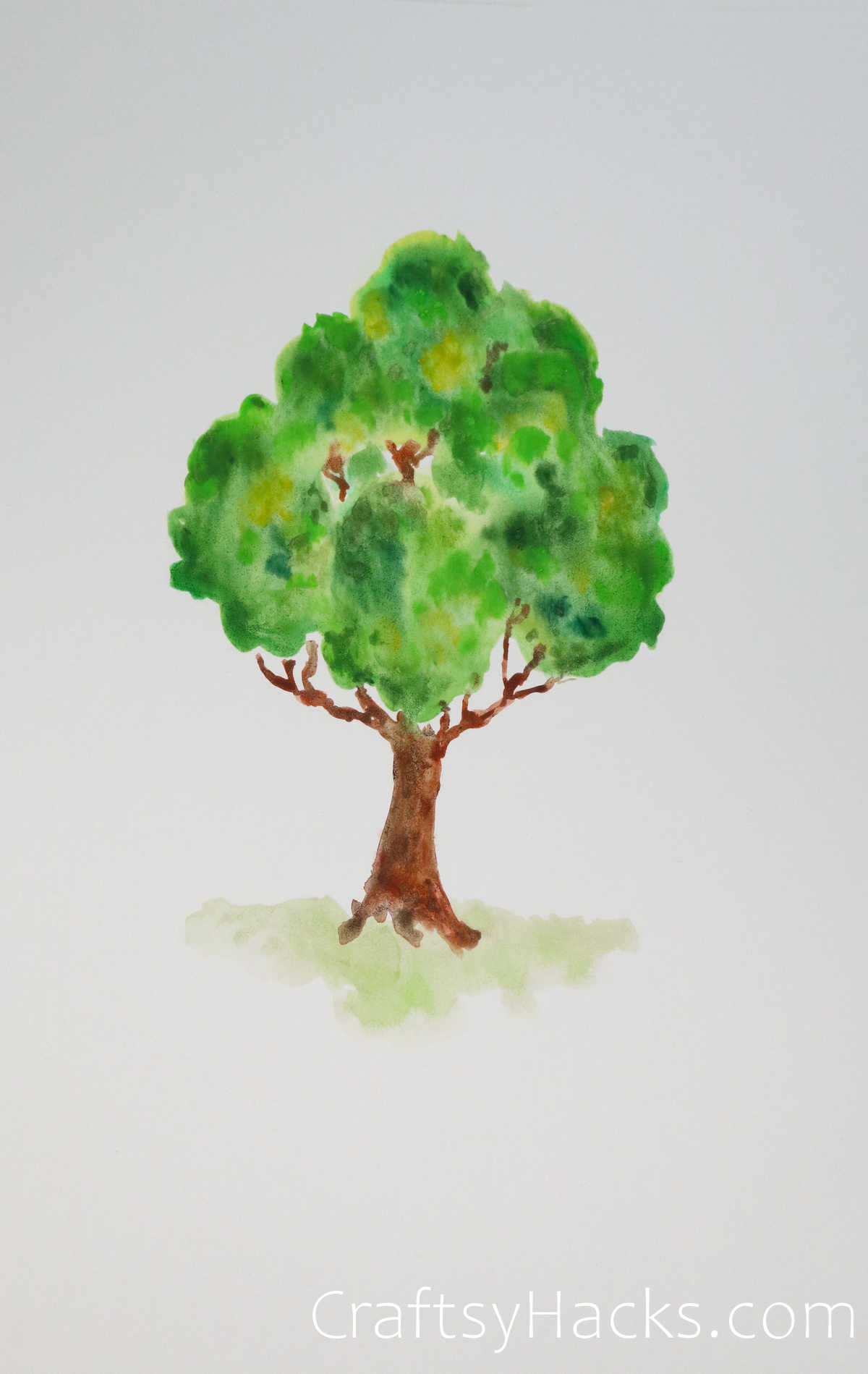 watercolour tree 