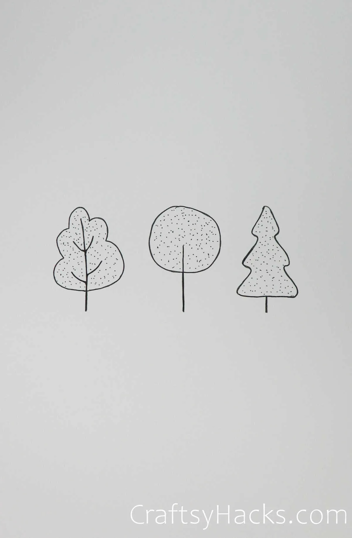 Premium Vector  Sketch of a decorative small oak tree