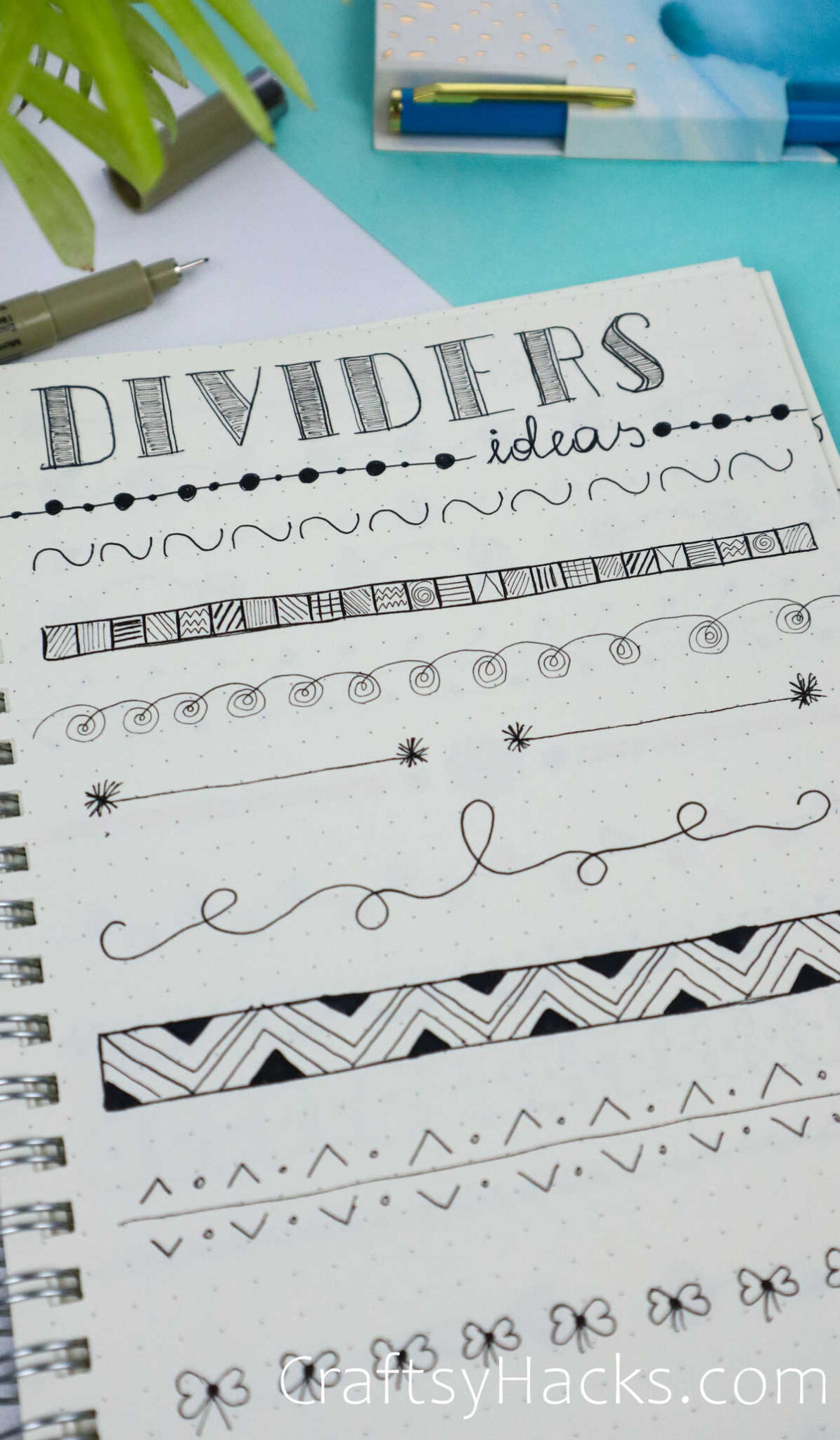 17 Bullet Journal Divider Ideas - Craftsy Hacks