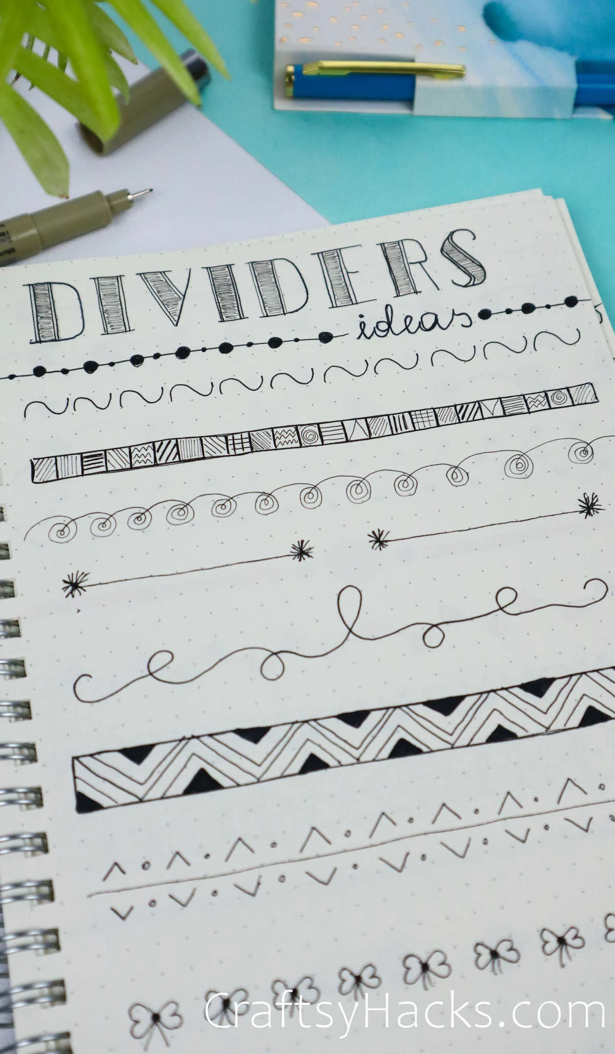 17 Bullet Journal Divider Ideas Craftsy Hacks