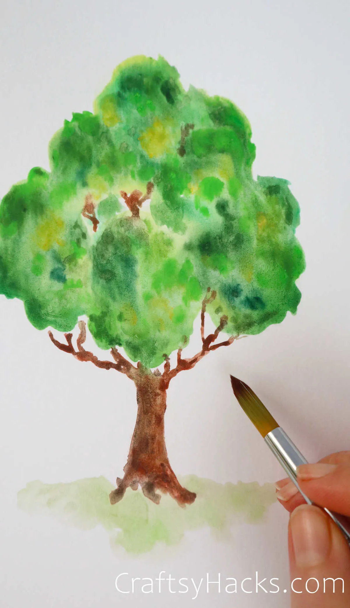 easy abstract tree drawings