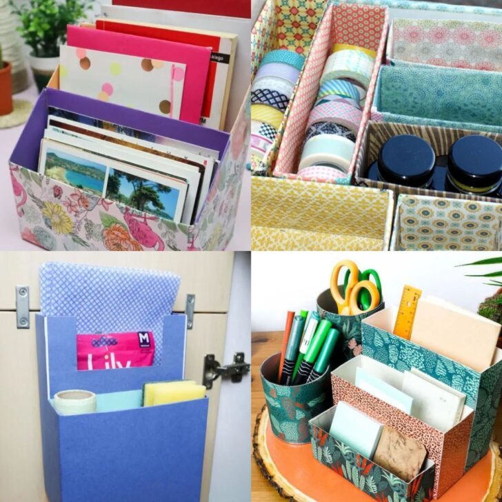 ways to turn cereal boxes with organizers