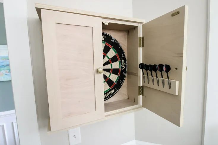 dartboard cabinet
