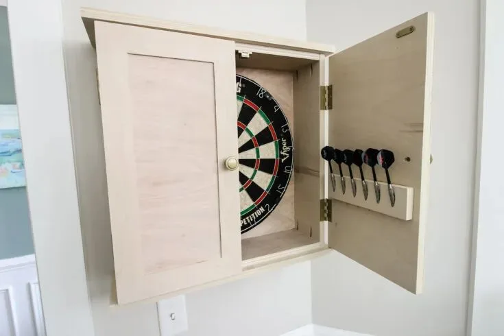 dartboard cabinet