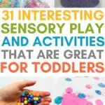 sensory activities with toddlers