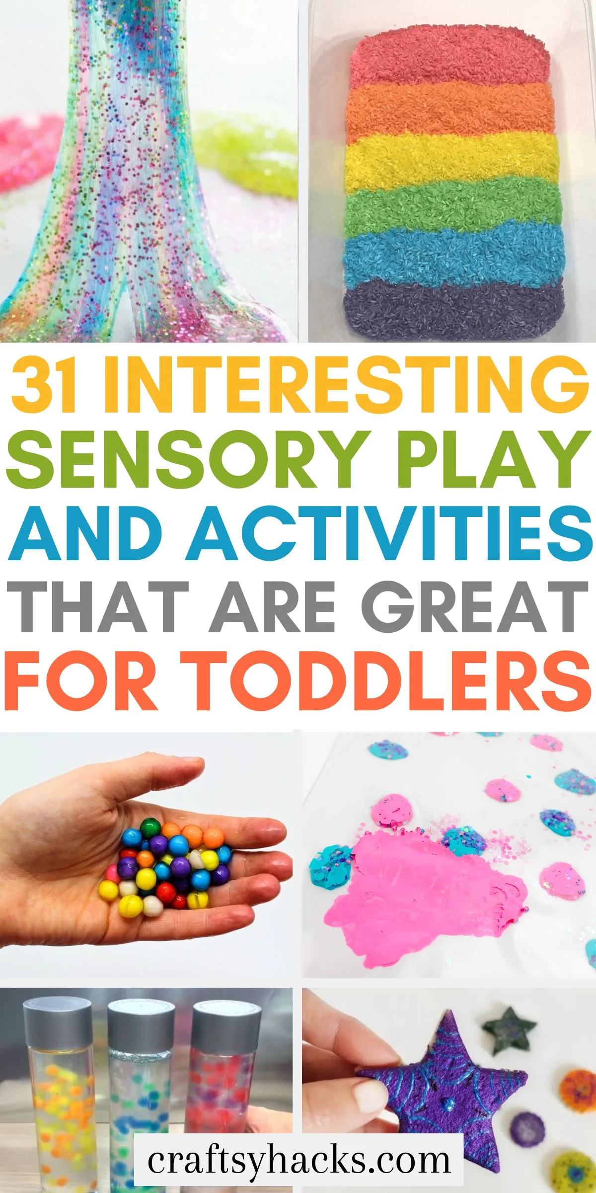 31 Fun Sensory Activities for Toddlers - Craftsy Hacks