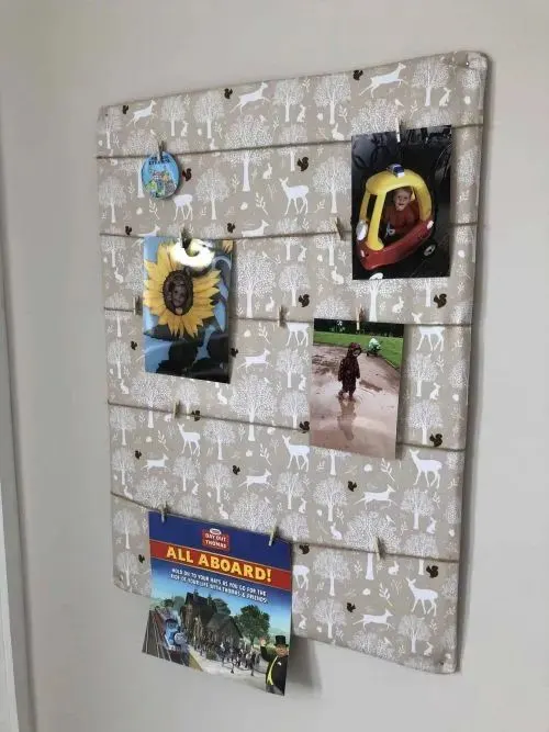 DIY Photo display board