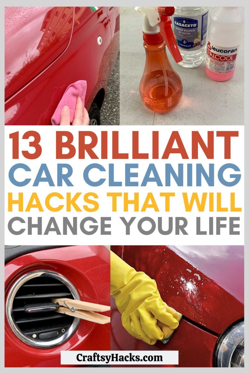 13 Genius Car Cleaning Tips You Need - Craftsy Hacks