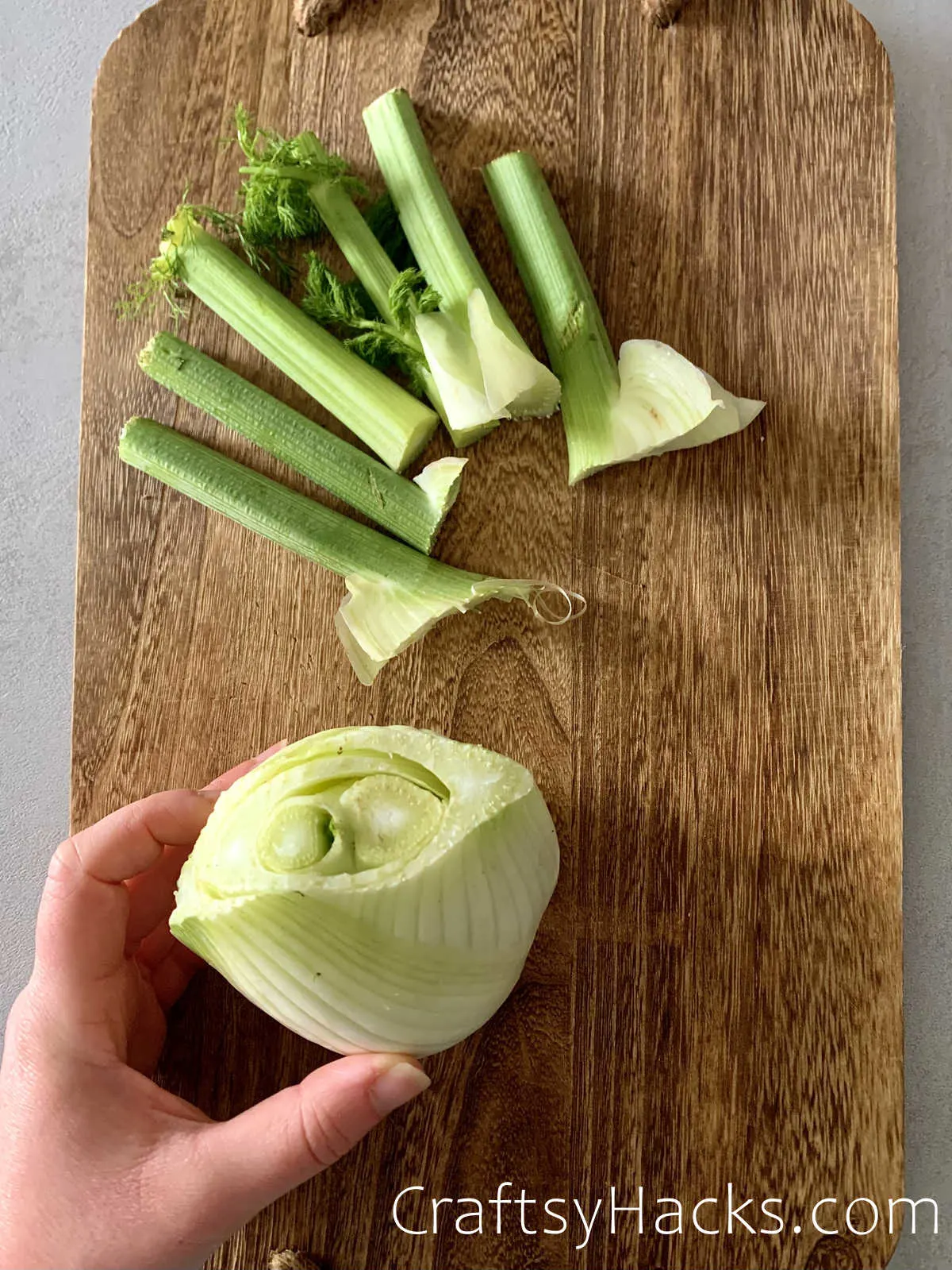 store fennel stalks in bulbs seperately