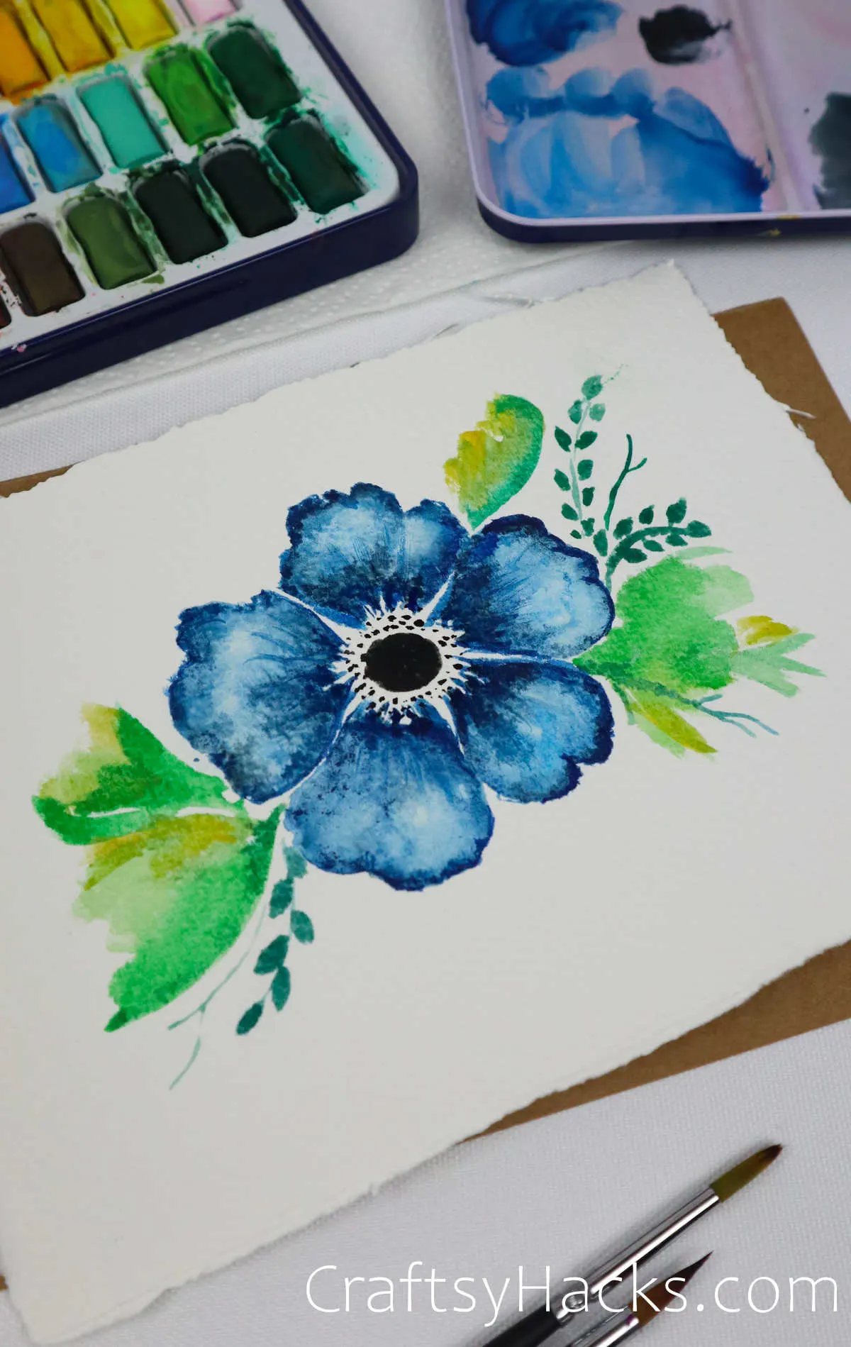 Easy Watercolor Flowers - Completed Projects - the Lettuce Craft Forums