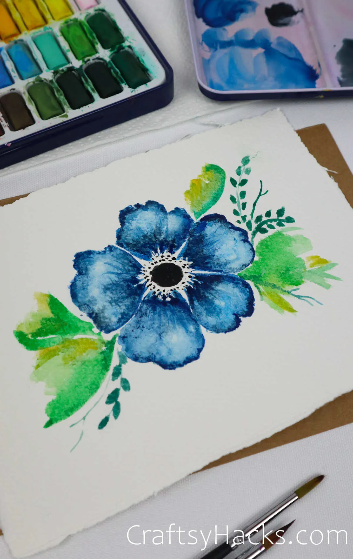 Premium Vector Beautiful watercolor painting against this