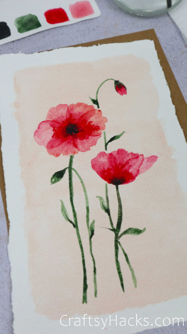 21 Easy Watercolor Flower Painting Ideas - Craftsy Hacks
