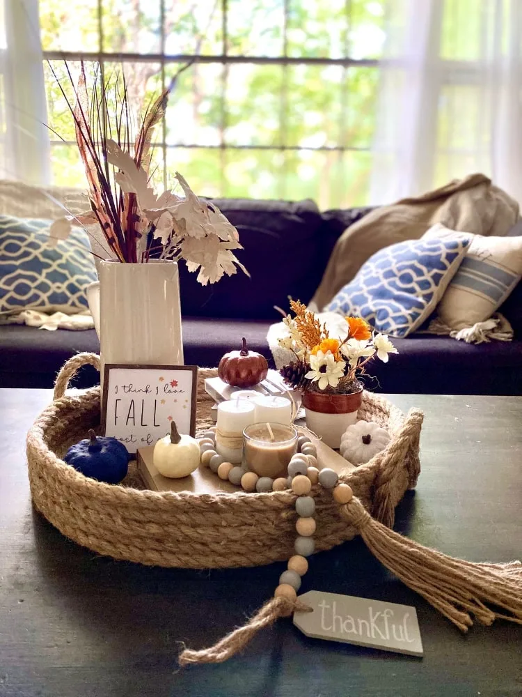 Coffee Table Tray-Basket