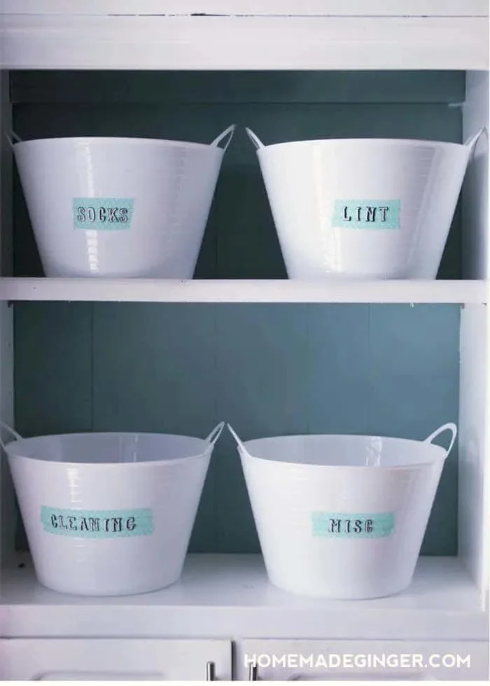 Customizable Dollar Tree Storage Bins