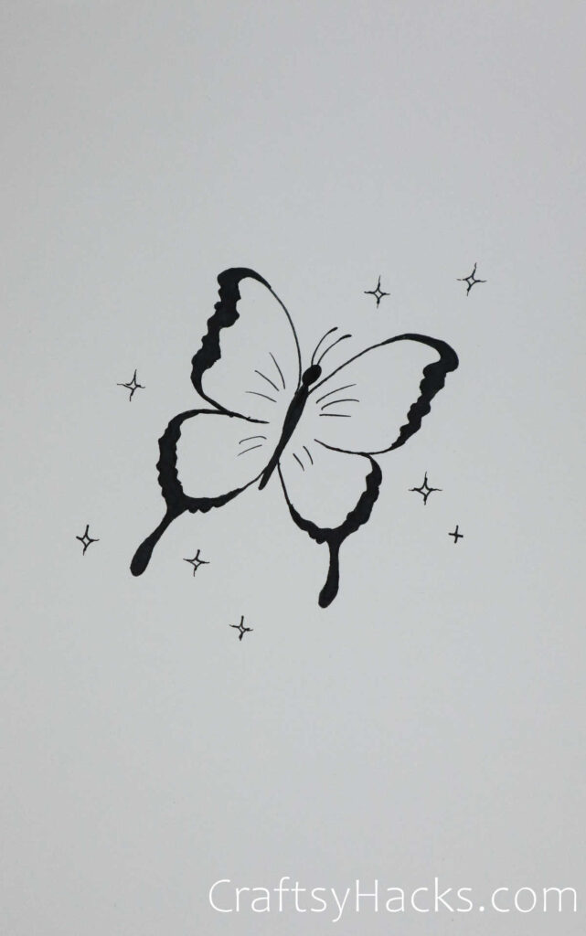 21 Butterfly Drawing Ideas - Craftsy Hacks