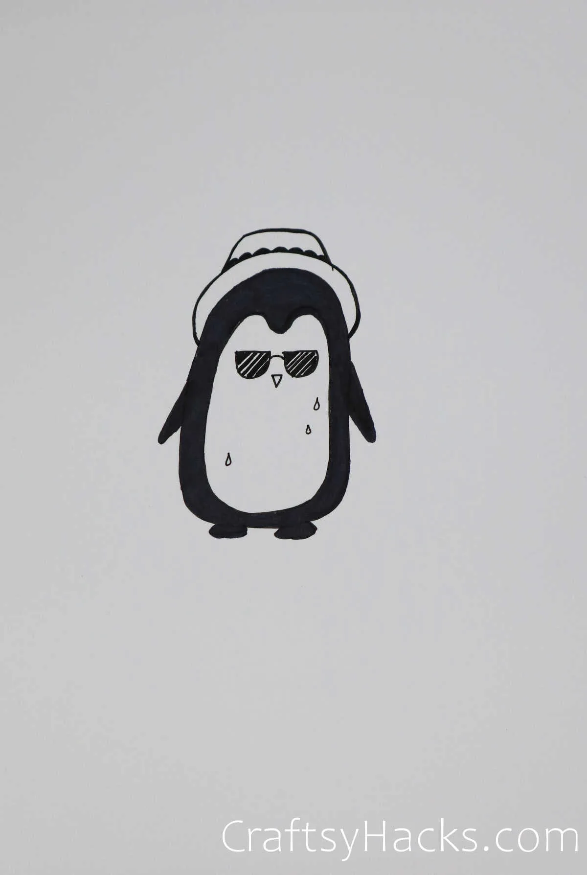 too cool for school penguin