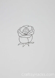 17 Easy Rose Drawing Ideas - Craftsy Hacks