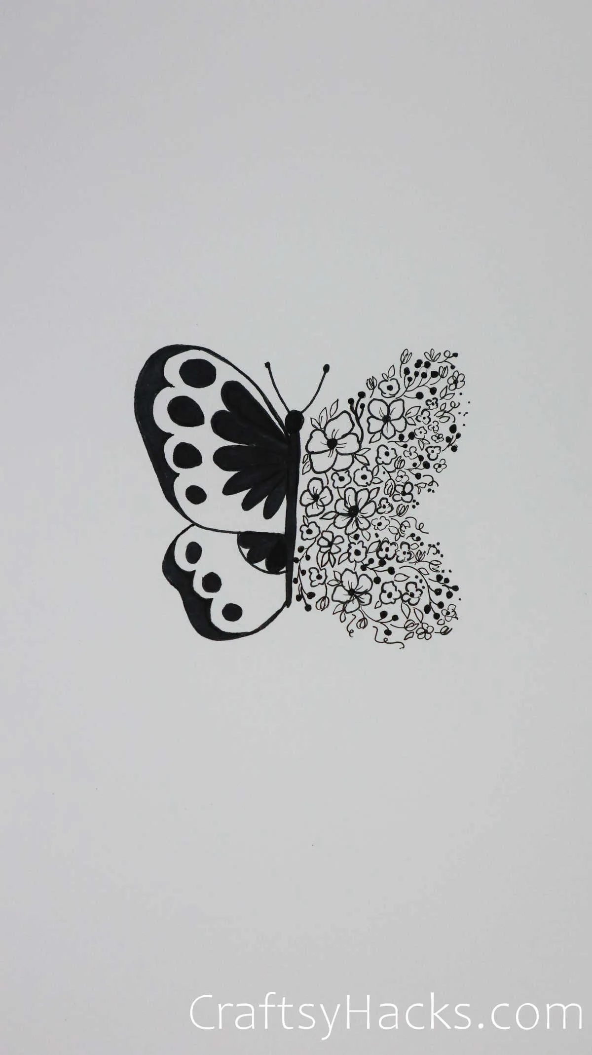 floral butterfly