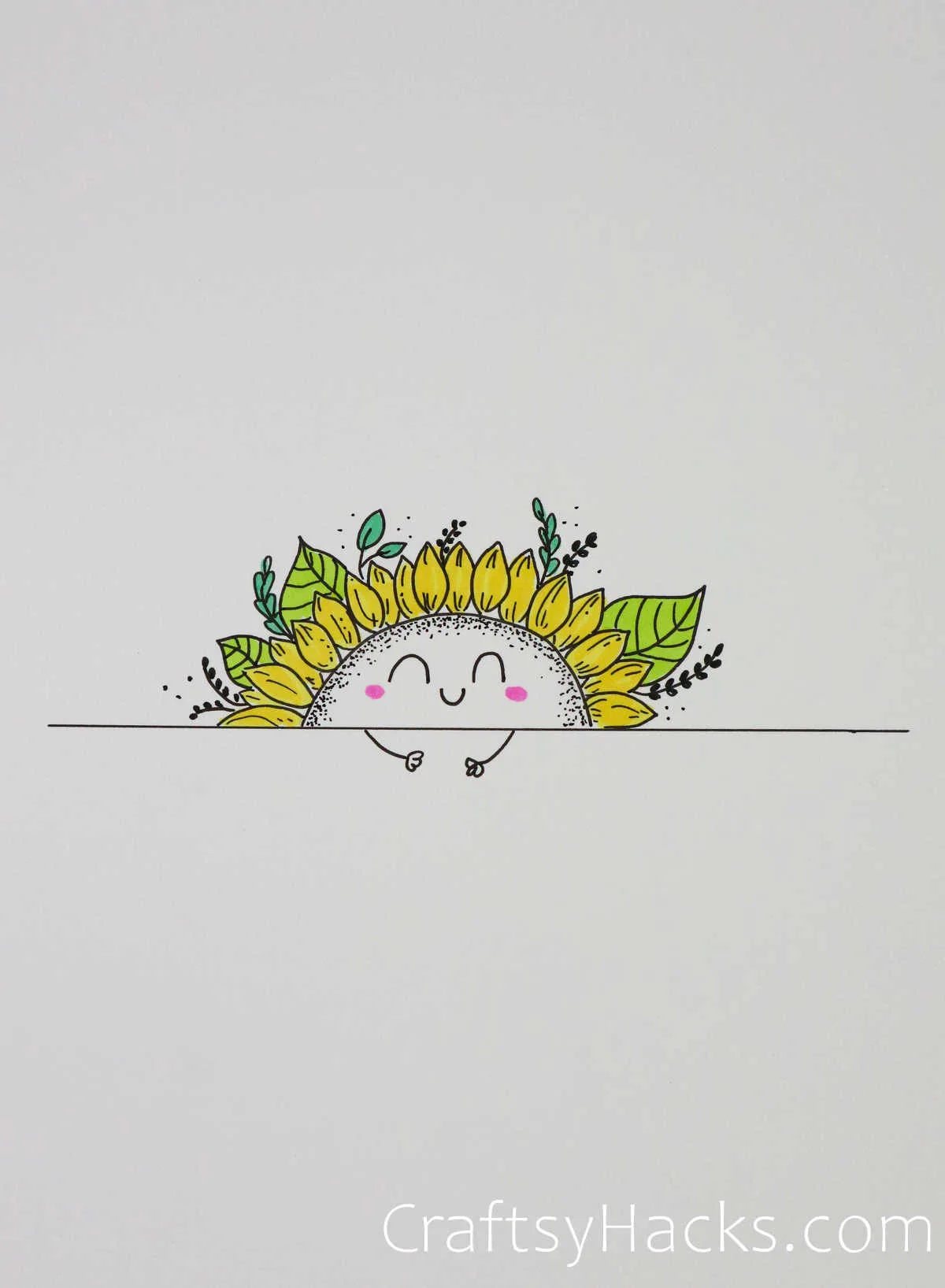 sunflower rising over horizon