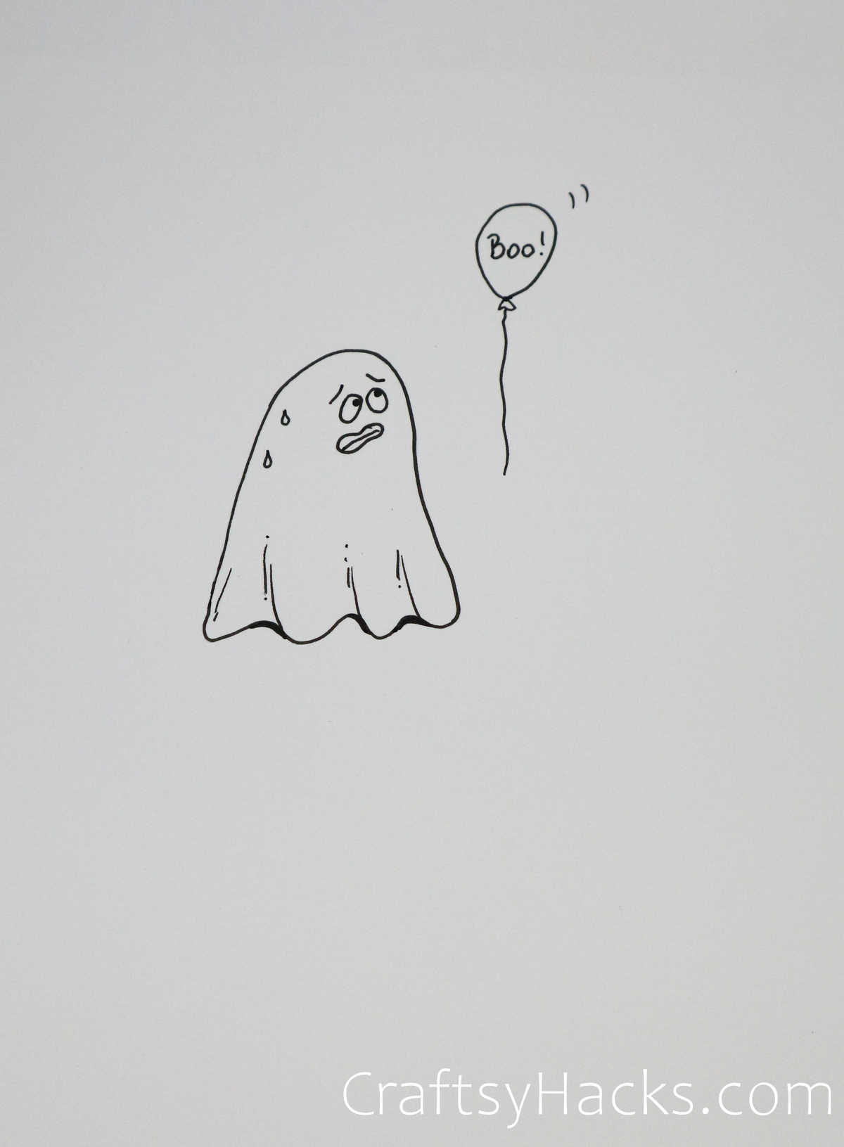 scared ghost