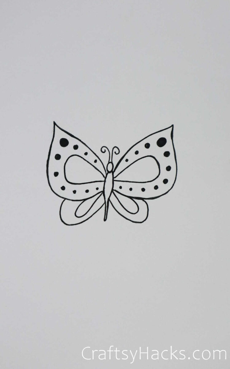 21 Butterfly Drawing Ideas - Craftsy Hacks