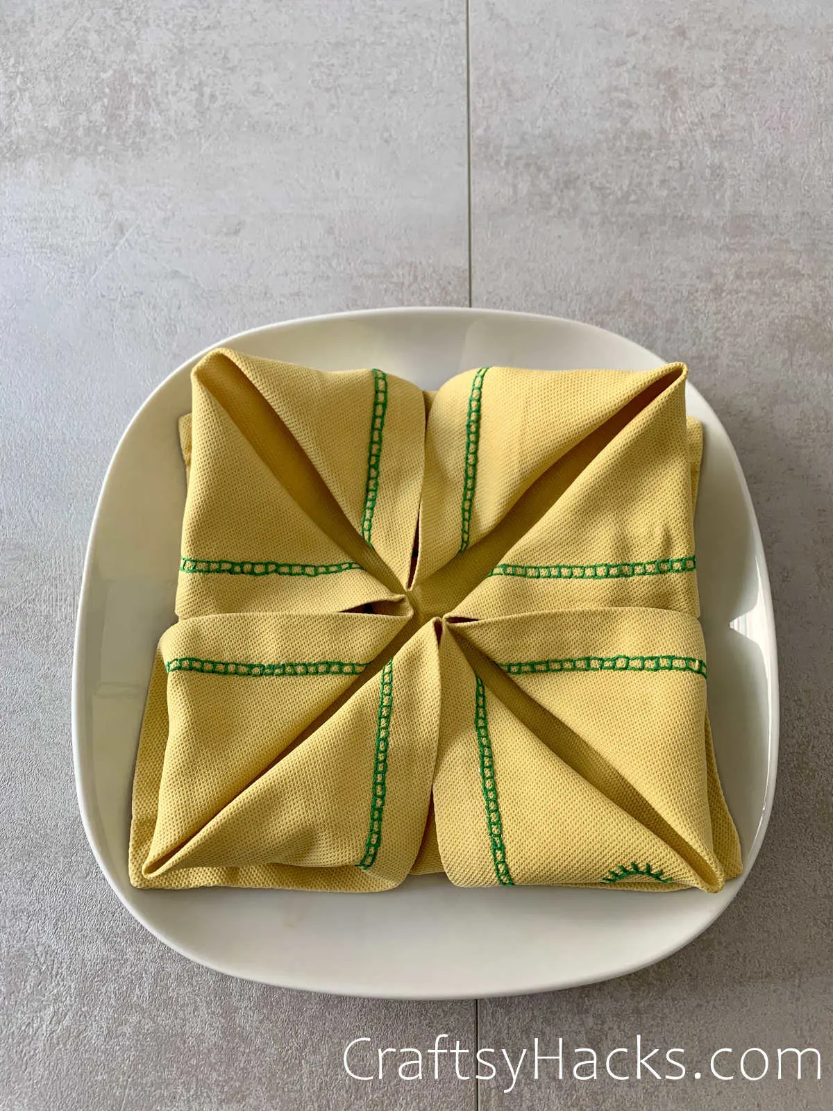 fancy napkin display