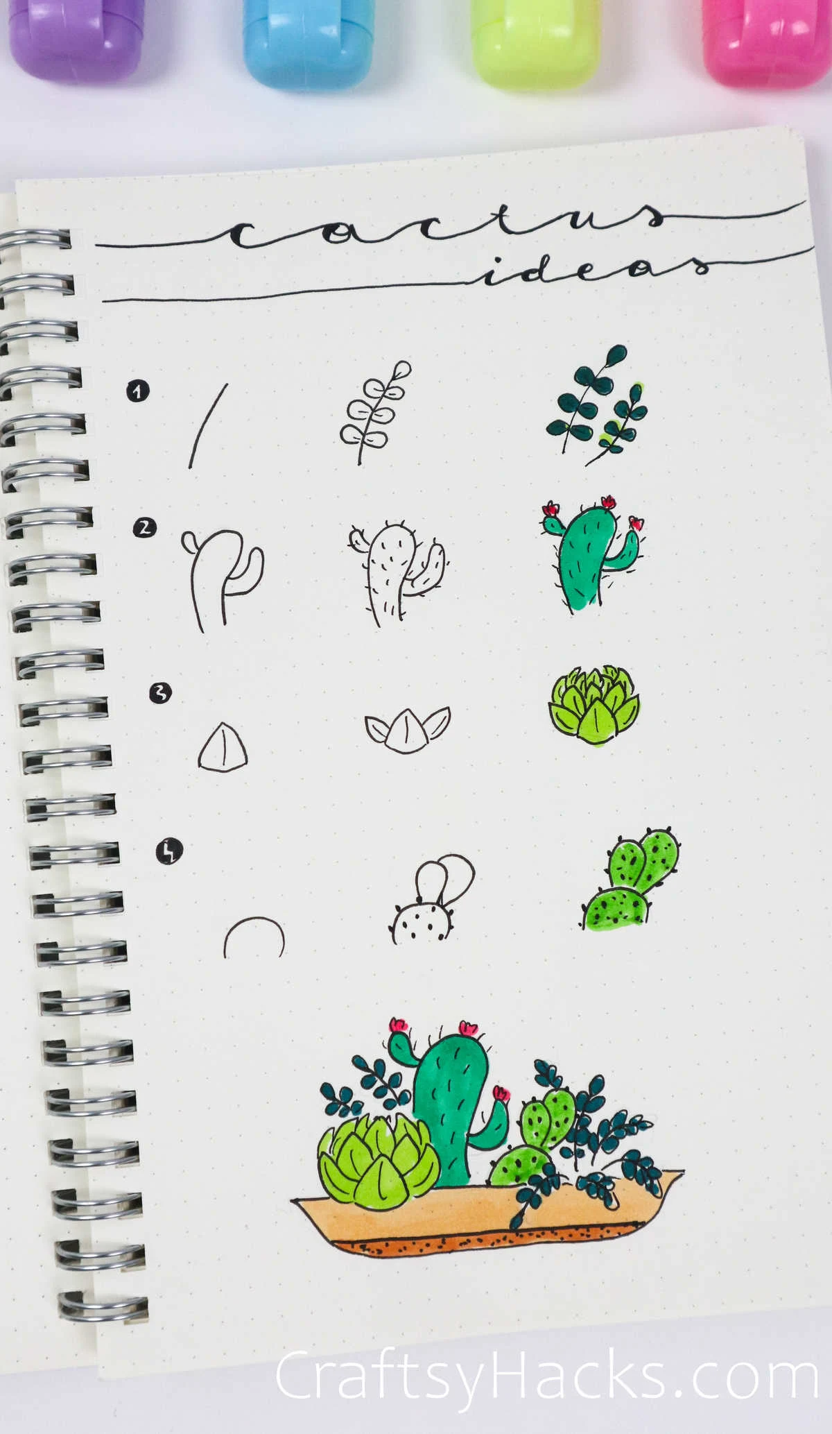 cactus doodle ideas