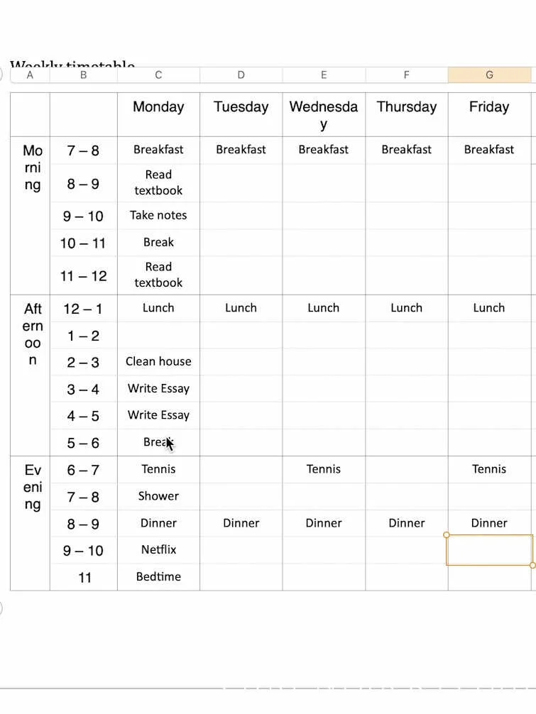 schedule tasks