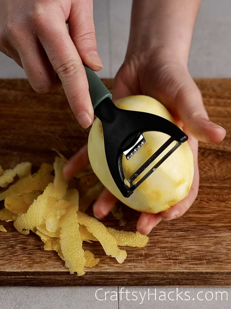 peel lemons easily hack