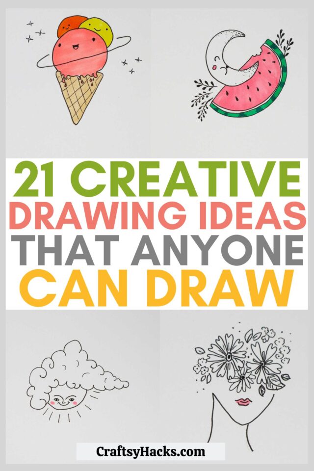 21 Extra Easy Drawing Ideas Craftsy Hacks
